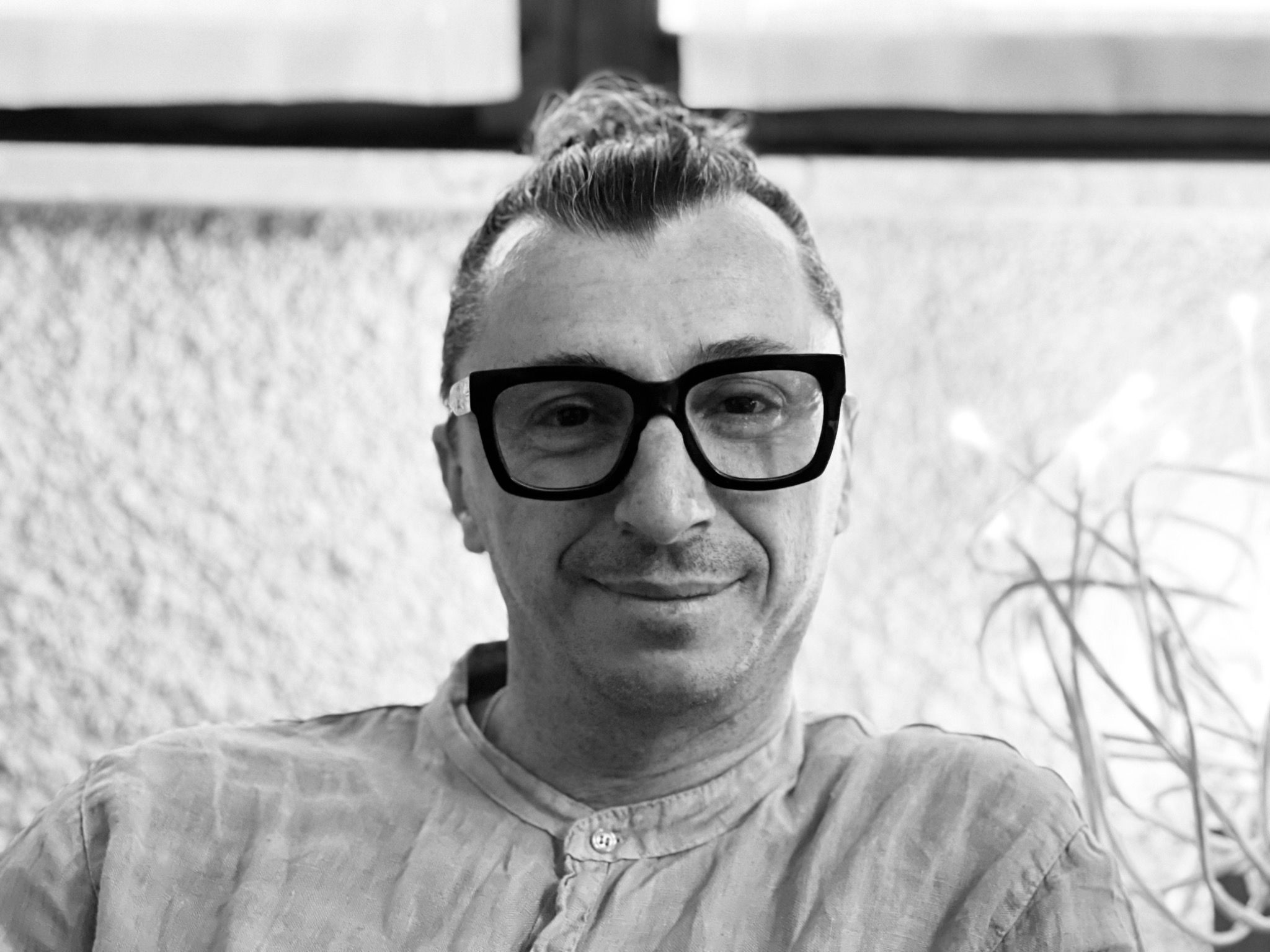 Ritratto in bianco e nero del Dott. Davini Marco